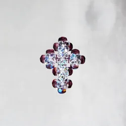  - Brooch Charis -  - Laiton argenté